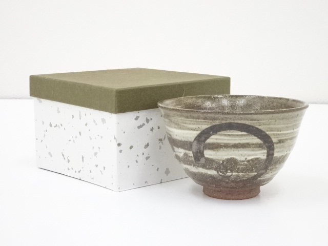 JAPANESE TEA CEREMONY / CHAWAN(TEA BOWL) / UNDERGLAZE IRON